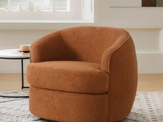 Sloane Swivel Chair Caramel Product Image